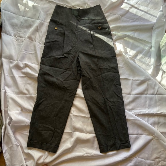 Sandro Clive Ankle Trousers in Dark Grey - Picture 5 of 8